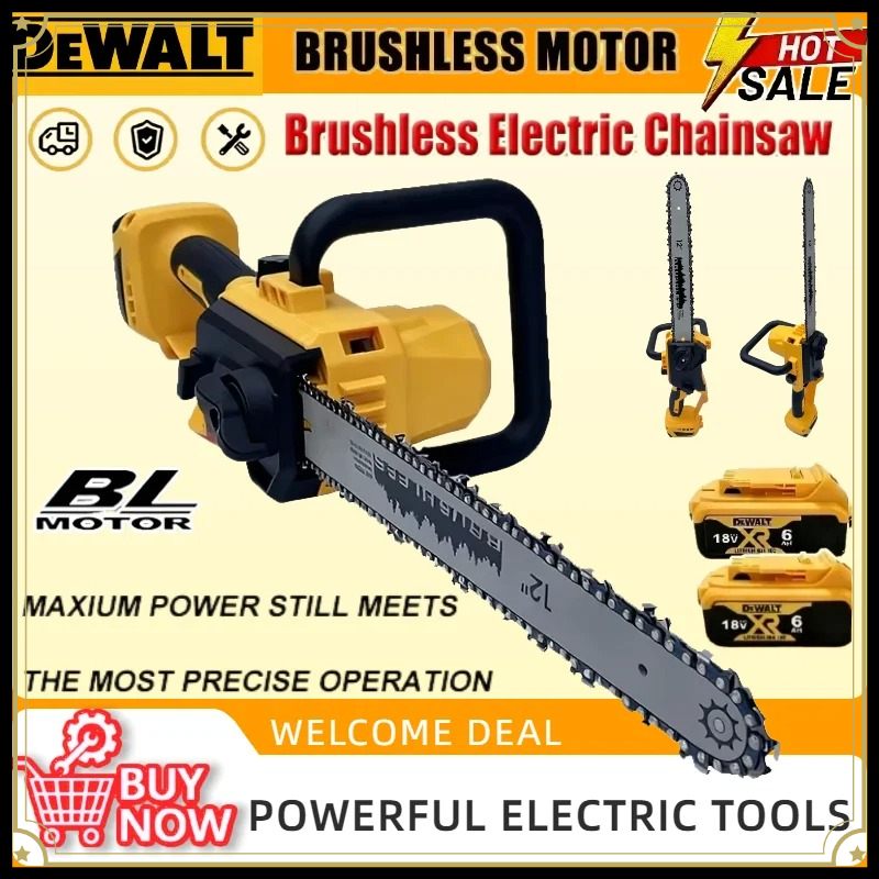 Einhell Power X Tools - DEWALT 20V Brushless Cordless Chainsaw Automatic