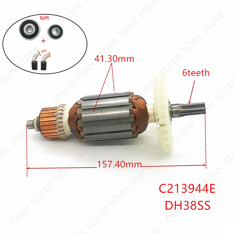Power Tools Hitachi - Armature C213944E 360875E for HITACHI DH38MS