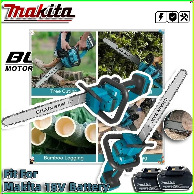 Einhell Power X Tools - Makita 18V 2200W Portable Chainsaw Brushless
