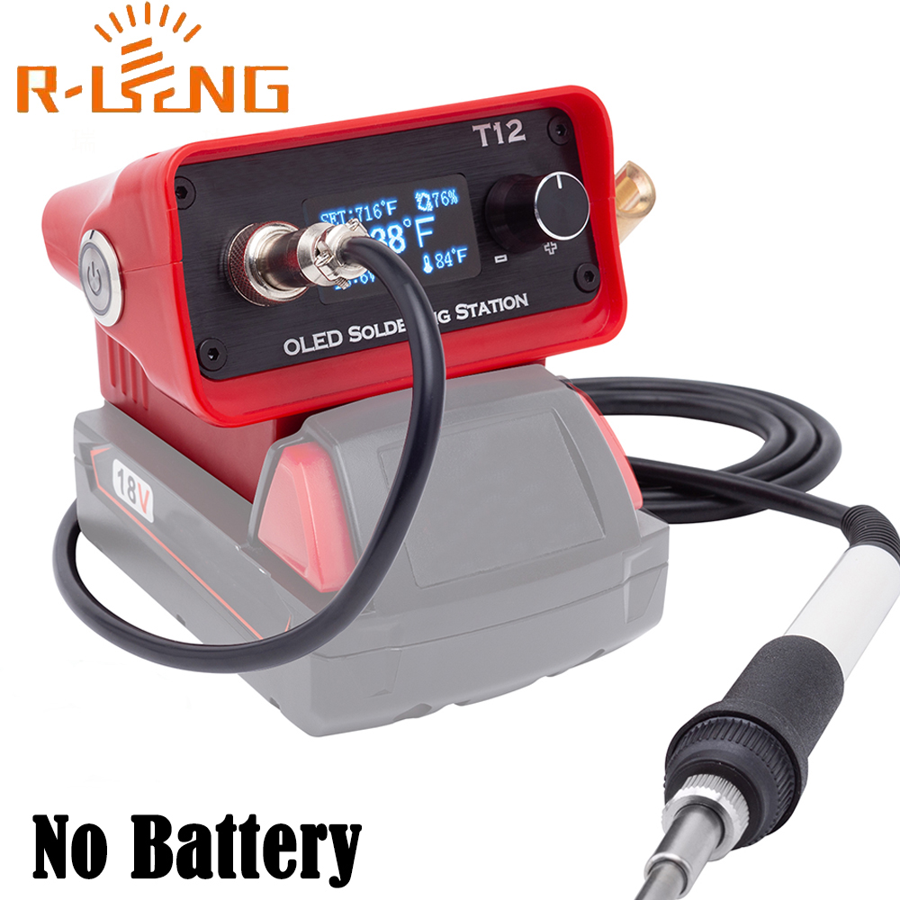 Power Tools Hitachi - OLED T12 Soldering Iron Station Adjustable