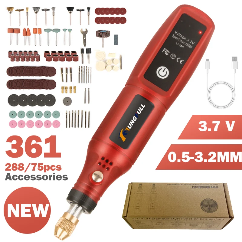 Power Tools Jobs - USB Rechargeable Cordless Engraving Pen Wireless