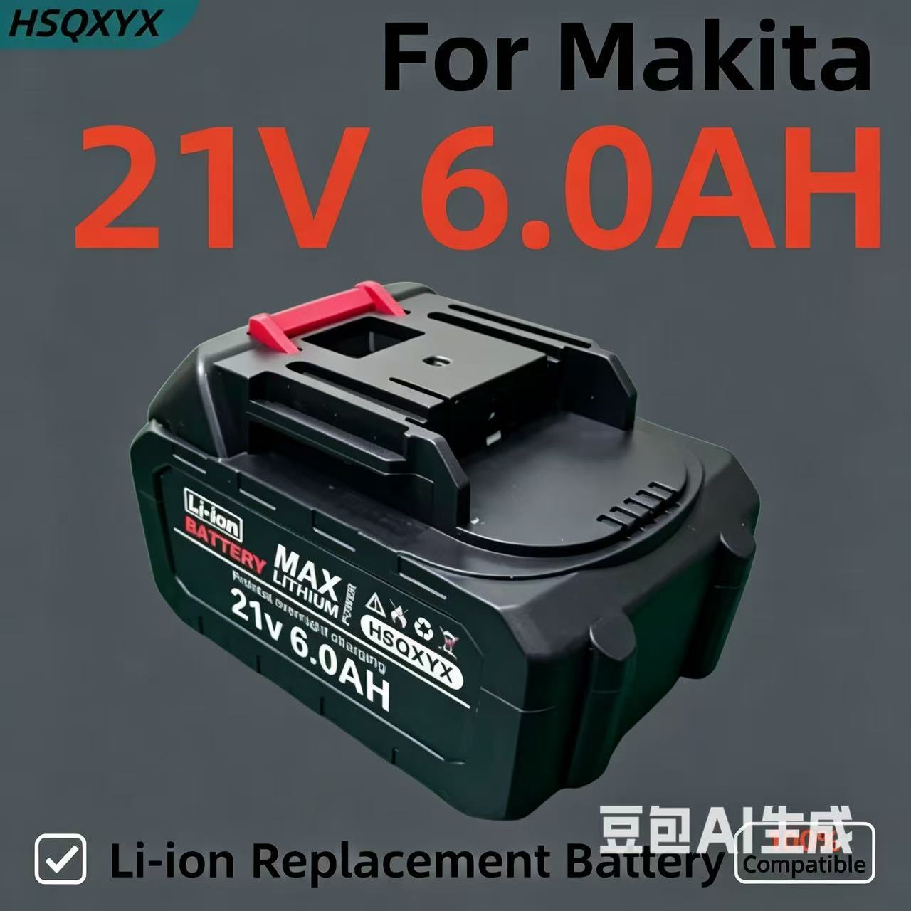 Makita Drill Hp1640 - for Makita 21V 6.0Ah Smart Battery