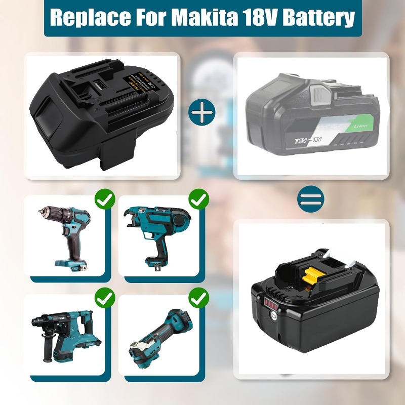 ALASICKA Battery Adapter HK18M - Power Tools Hitachi review and price