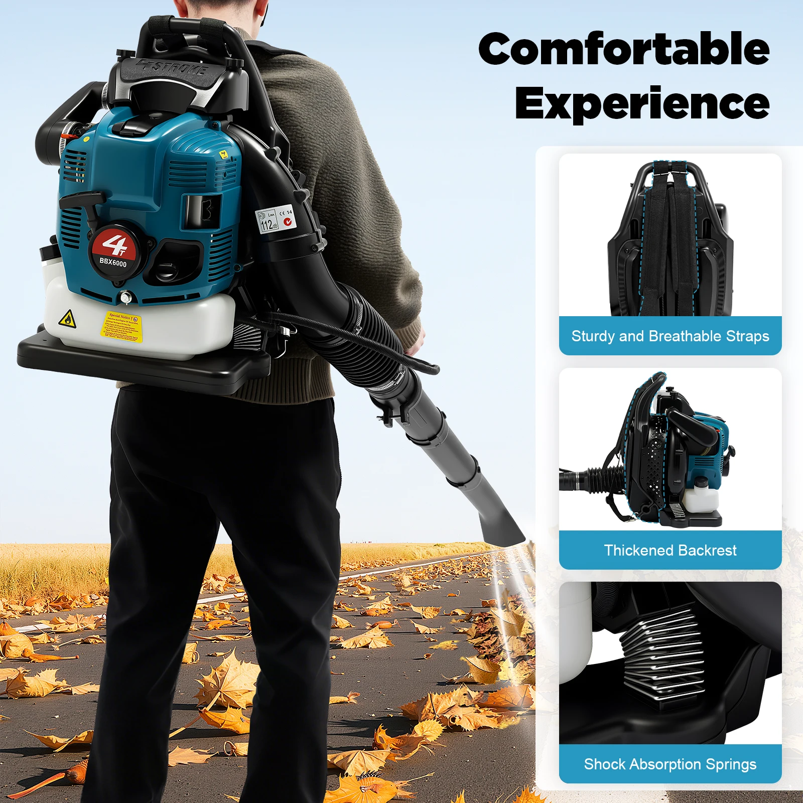 Petrol Backpack Leaf Blower 75 - Power Tools Yard review and price