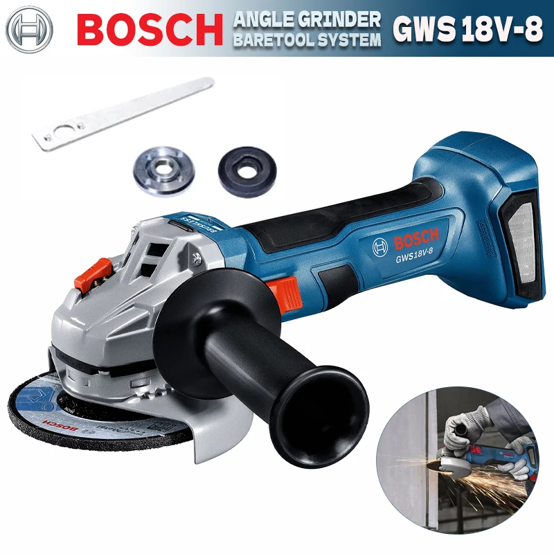 BOSCH GWS 18V-8 Cordless Angle - Power Tools Cordless review and price