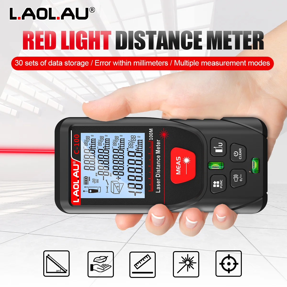 LAOLAU Digital Laser Range Fin - Power Tools That Are Green review and price