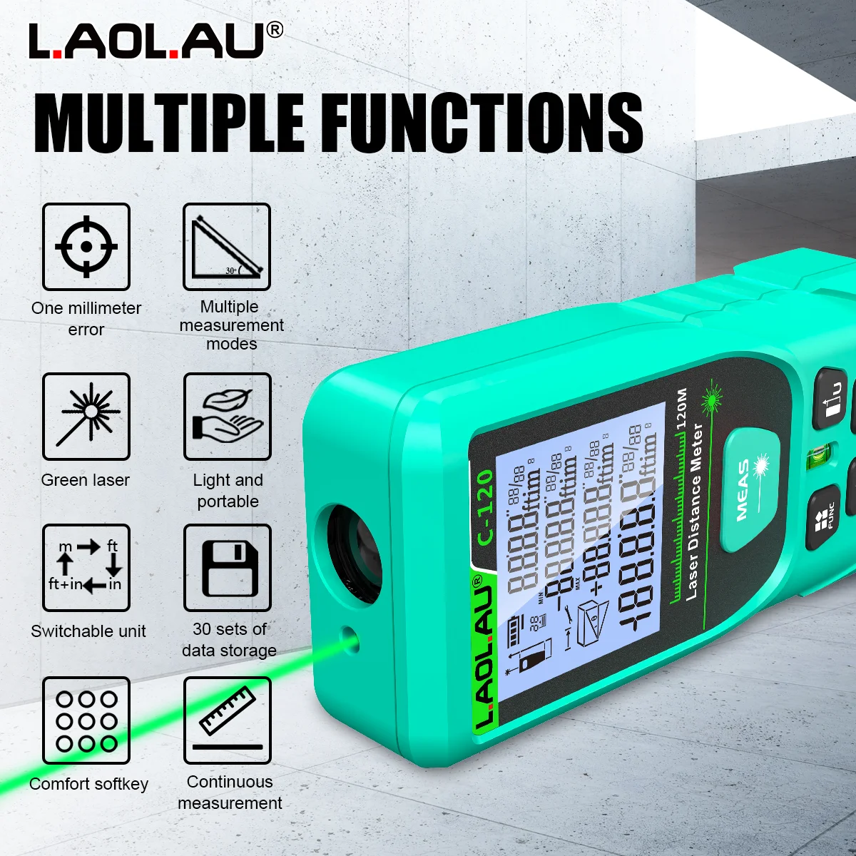 LAOLAU Digital Laser Range Fin - Power Tools That Are Green review and price