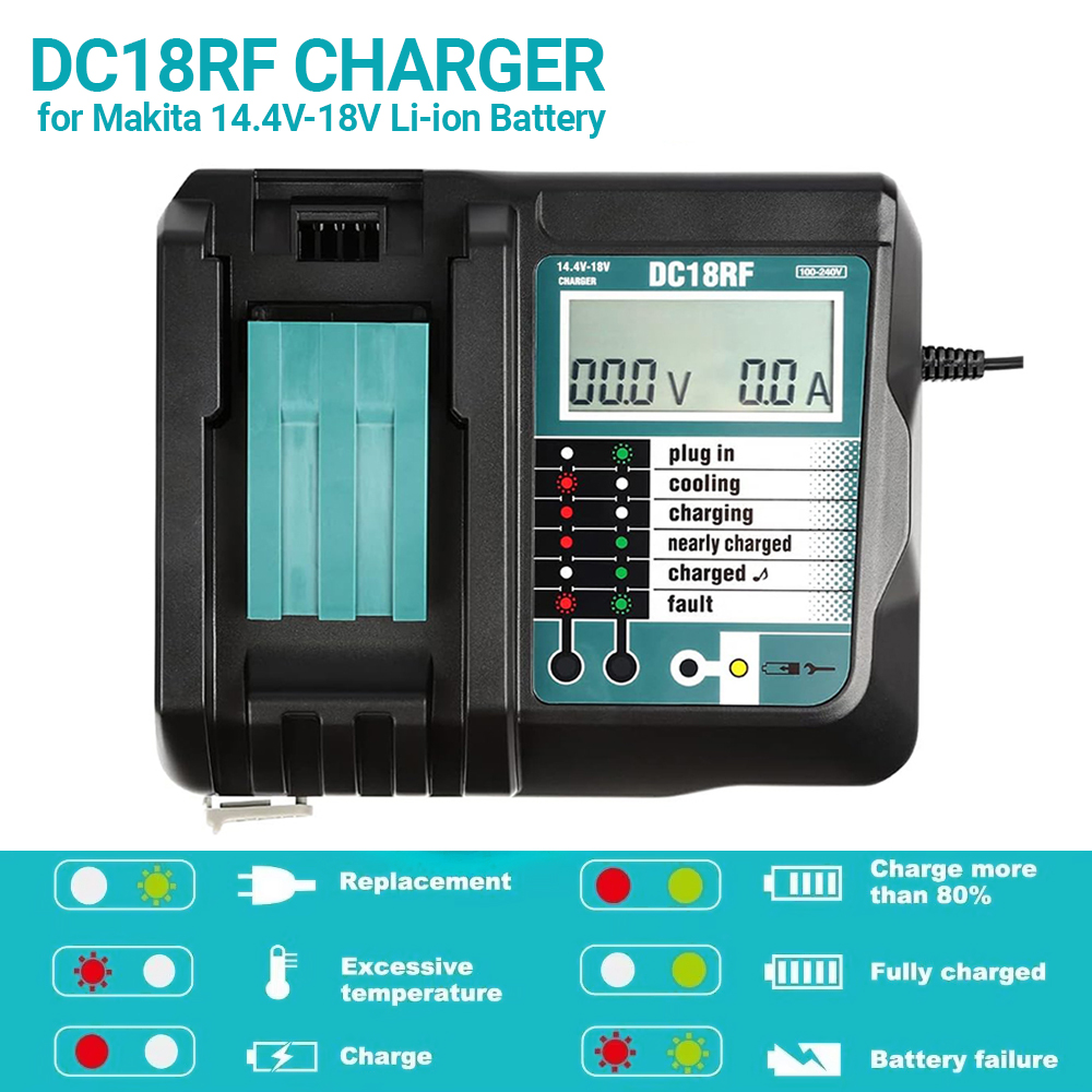 DC18RF Li-ion Super Fast Charg - Makita Drill Hp1640 review and price