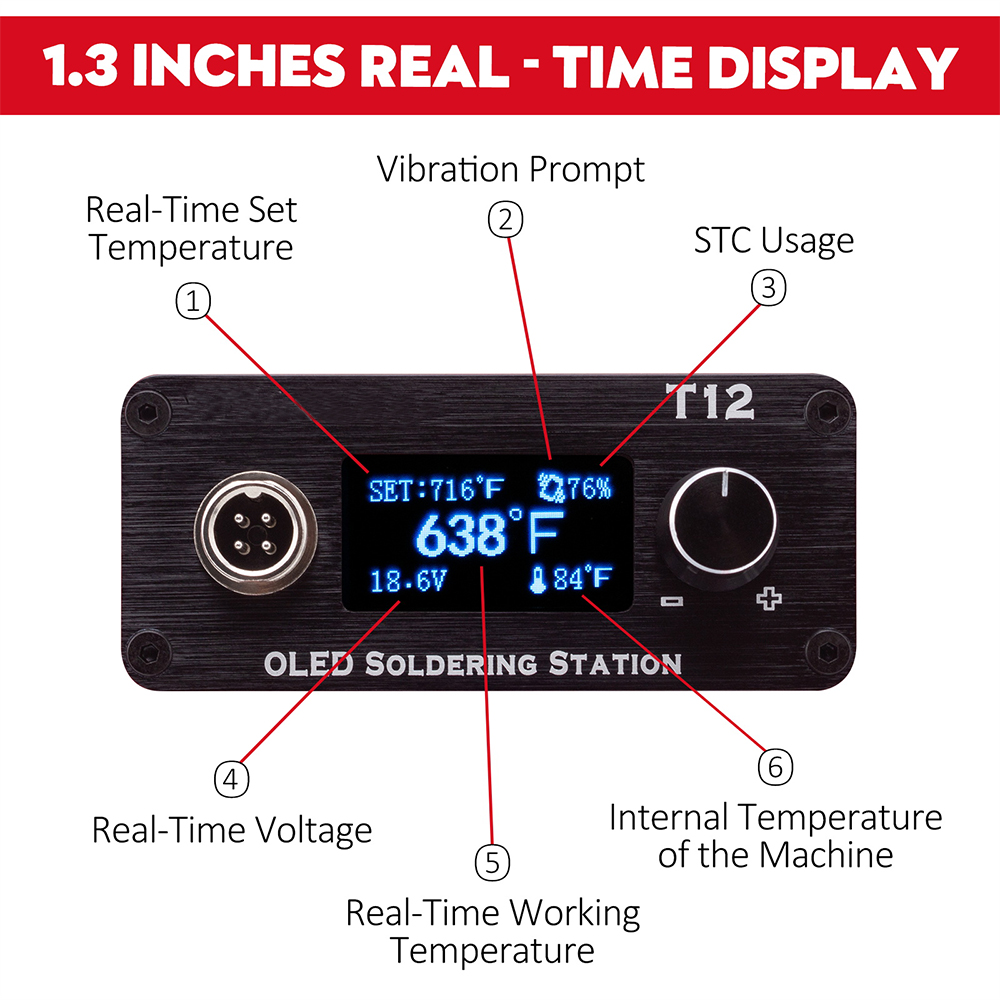 OLED T12 Soldering Iron Statio - Power Tools Hitachi review and price