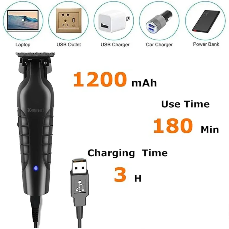 Kemei KM-2299 USB Fast Chargin - Router Trim Base review and price