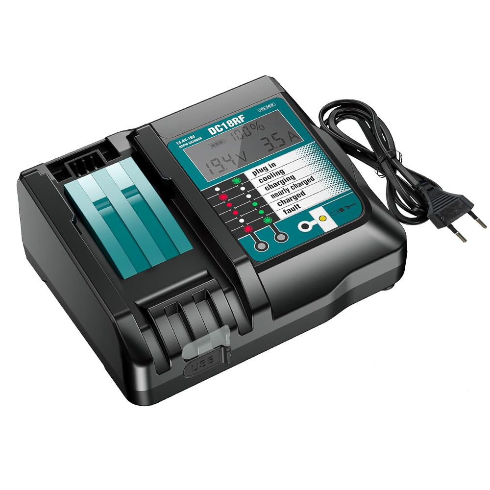 DC18RF Li-ion Super Fast Charg - Makita Drill Hp1640 review and price