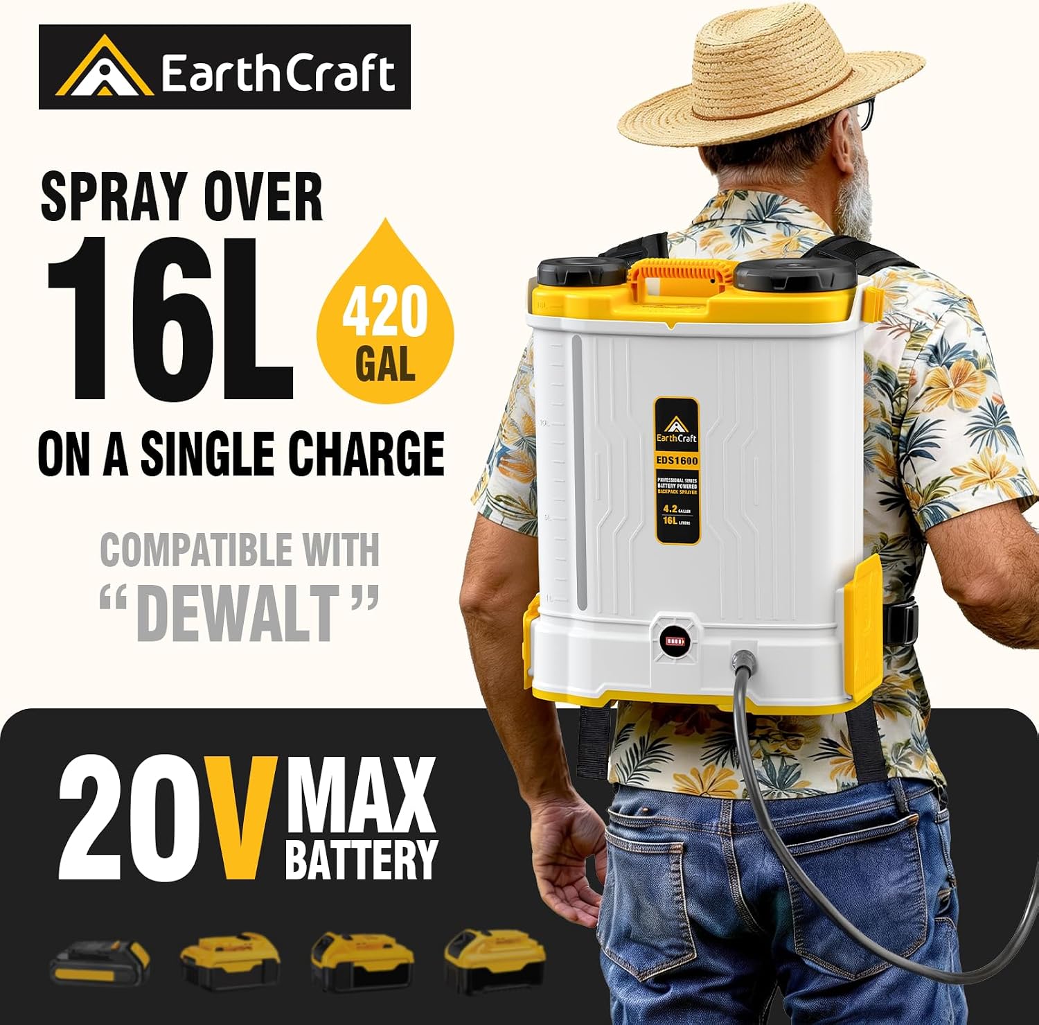 4.2 Gal Battery Powered Backpa - Power Tools Dewalt review and price