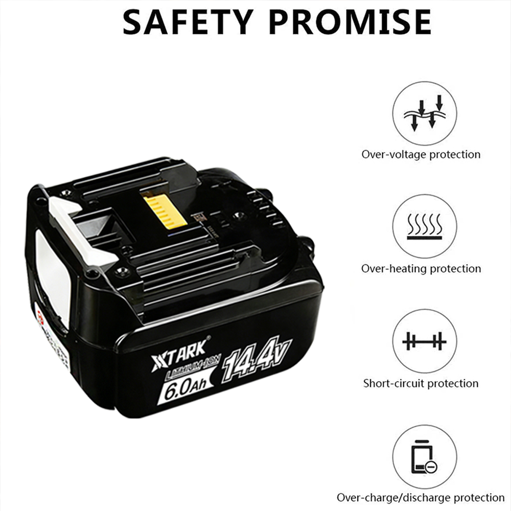 14.4V 6000mAh Li-ion Battery R - Makita Drill Hp1640 review and price
